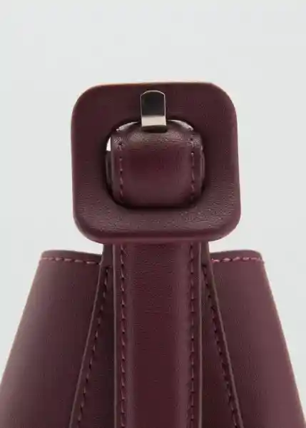 Bolso P Winnie Burdeos Talla 99 Mujer Mango