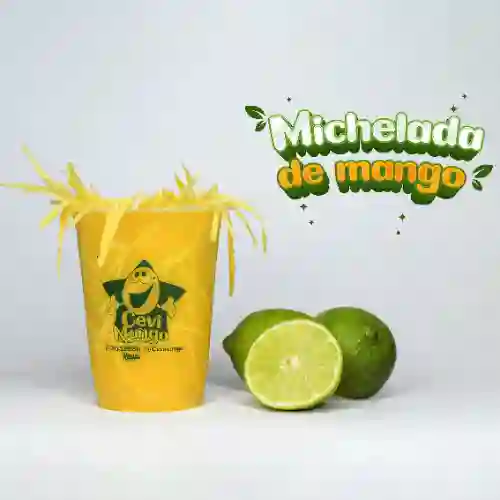Michelada de Mango Natural 14 Oz.
