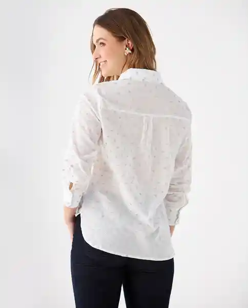 Camisa Blanco 0 Claro Talla S 619F038 Esprit