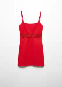 Vestido Ariel-H Rojo Talla S Mujer Mango