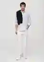 Camisa Roux Celeste Talla M Hombre Mango