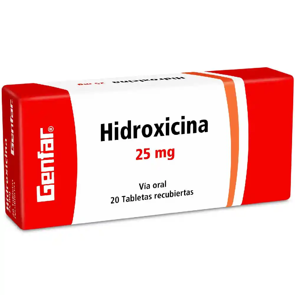 Hidroxicina Genfar (25 Mg)