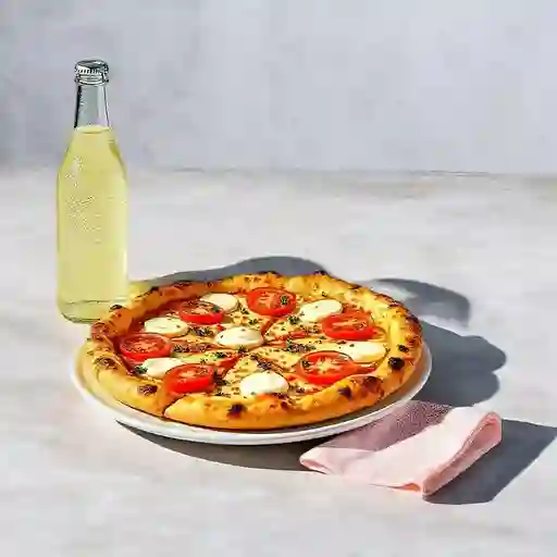Pizza napoli + gaseosa