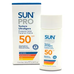 Sun Protector Solar Facial Textura Ultraligera Pro 50