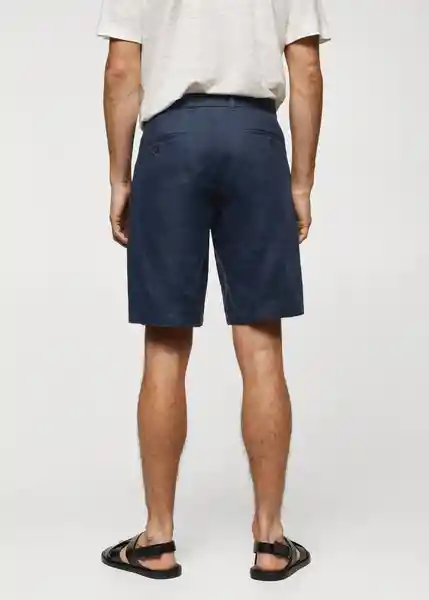 Bermuda Carp-H Navy Talla 44 Hombre Mango