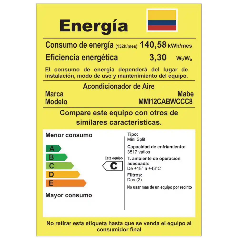 Mabe Aire Inverter