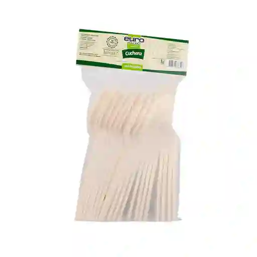 Euromax Cuchara Biodegradable 6 Pulgadas