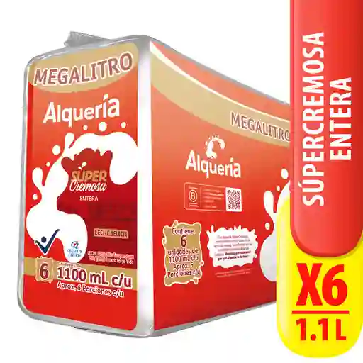 Alqueria Pack Leche Entera Super Cremosa