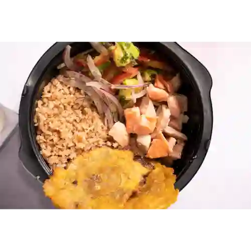 Bowl con Salmón Marinado