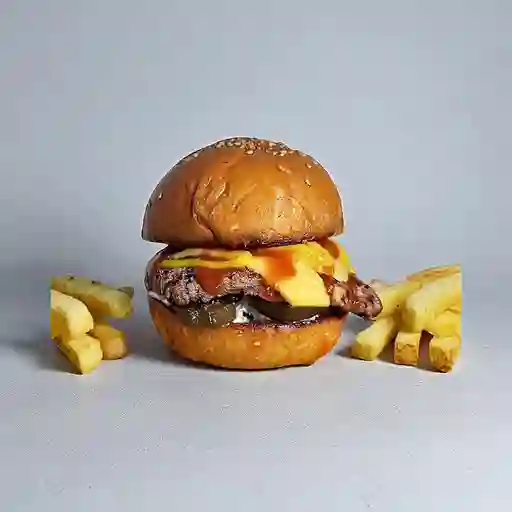 Combo hamburguesa americana