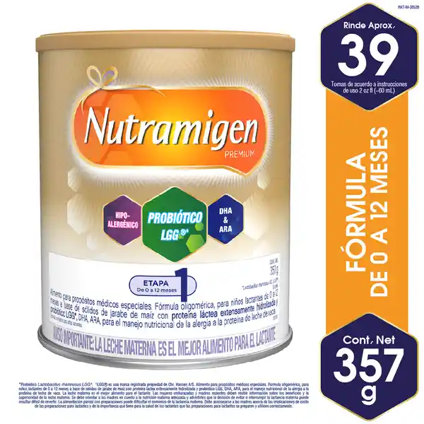 Fórmula Infantil Especializada Nutramigen con LGG 357 g