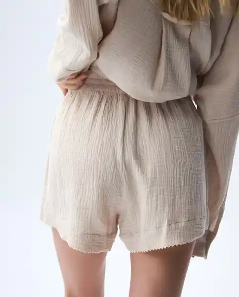 Short Mujer Beige Talla 8 651G001_BEI141209 Americanino