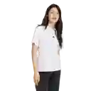 Adidas Camiseta W Manga Corta Lifestyle de Mujer Blanco Talla S