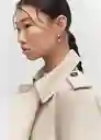 Abrigo Trench Chicago Piedra Talla M Mujer Mango