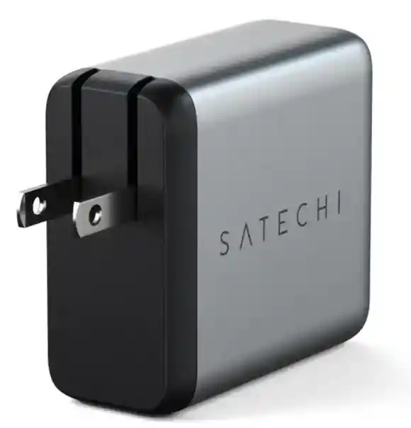 Satechi Cargador de Pared Usb-c Gris 100w Gan