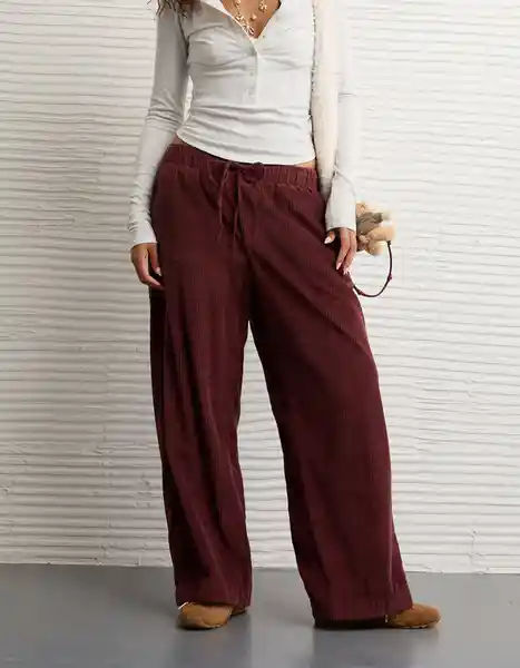 Pantalón Mujer Rojo Talla: X-SMALL 5610594 American Eagle