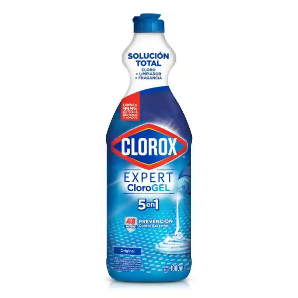 Blanqueador en Gel 5 en 1 Clorox Original Botella 1 L