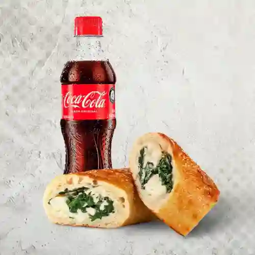 Stromboli y Coca Cola Original