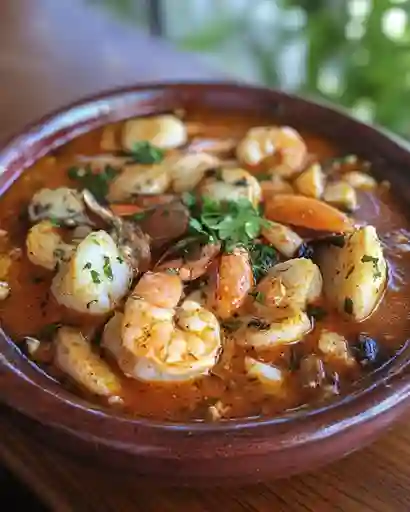 Cazuela de mariscos