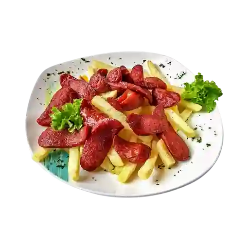 Salchipapa Sencilla