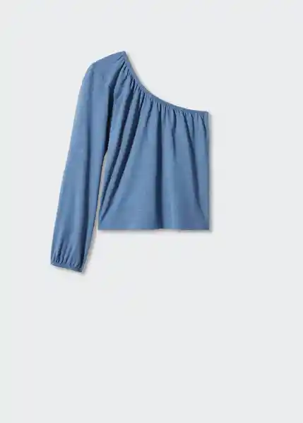Camiseta Off Azul Talla 19 Mango Teen Girl Mango
