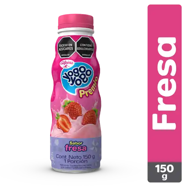 Yogo Premio Fresa Botella 150 g