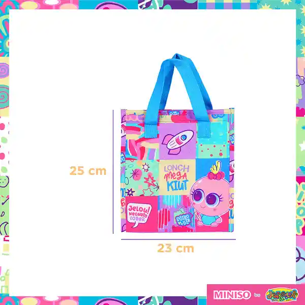 Lonchera Distroller Neonato Cuadros Multicolor Miniso