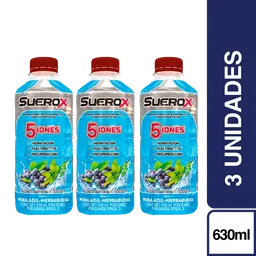 3 x Suerox Mora Azul