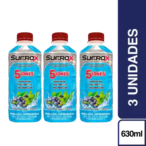 3 x Suerox Mora Azul