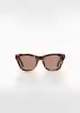 Gafas de Sol Mara Chocolate Talla 99 Mujer Mango