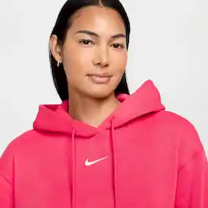 Nike Buzo Hoodie Lifestyle Mujer Rosado Talla S
