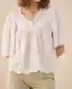 Camisa Blanco Puro Claro Talla M 611G200 Esprit