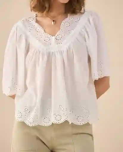 Camisa Blanco Puro Claro Talla M 611G200 Esprit