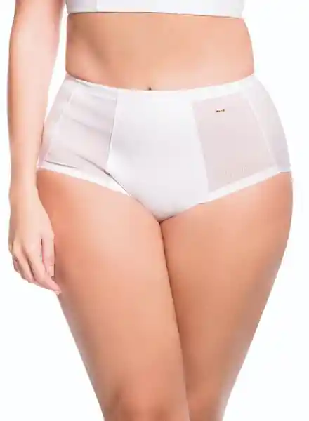 Laura Panty Alto Señorero Mujer Blanco XL