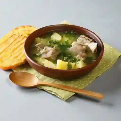 Combo Caldo con Costilla + Coca-Cola Original 250ml