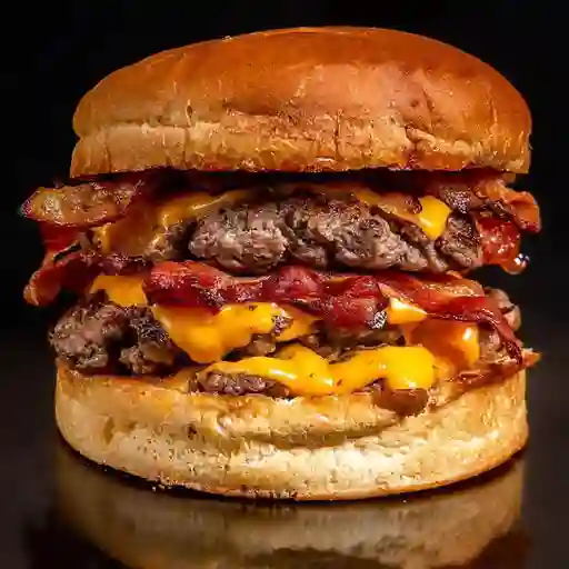 Hamburguesa triple proteína