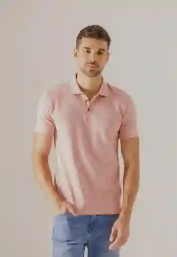 Camiseta Polo Para Hombre Rosado Talla L Arkitect