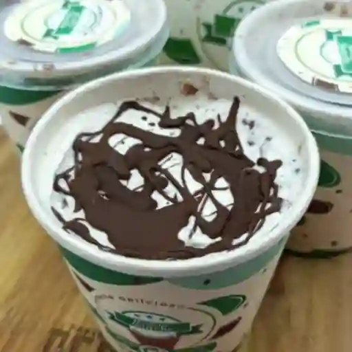 Helado de straccciatela keto