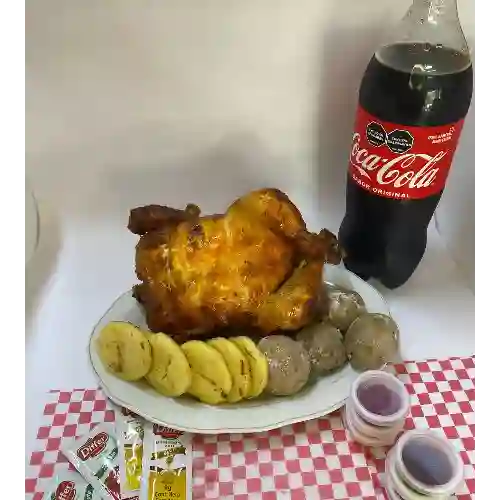 Pollo Asado +bebida