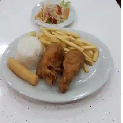 Bandeja con Broaster