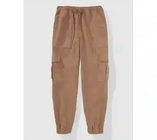 Pantalón Jogger Aerie Café Talla Med Regular American Eagle