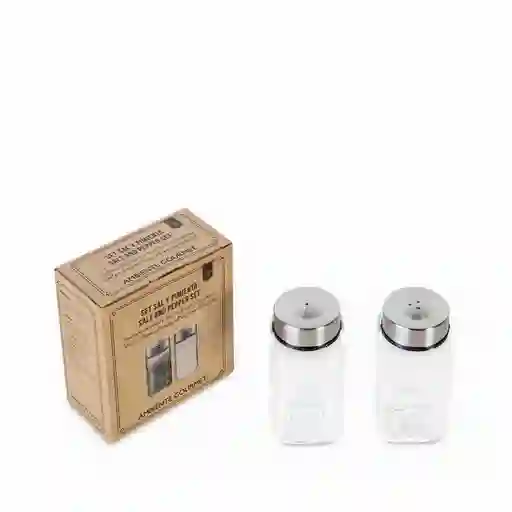 Set Sal y Pimienta 100 mL Ambiente Gourmet