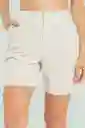 Short Malva Color Beige Medio Talla 10 Ragged