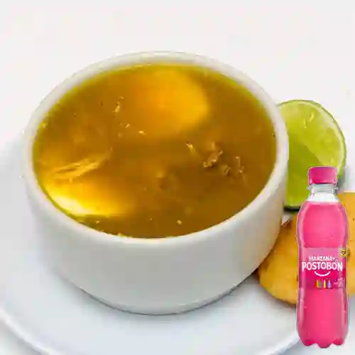 Combo Consome + Postobón Manzana 250 ml