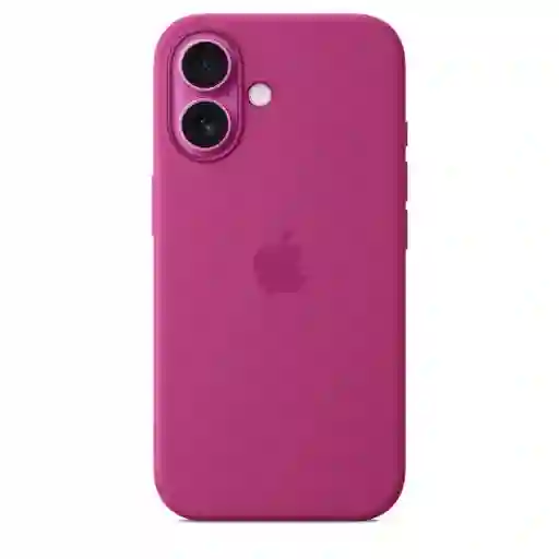 iPhone Case 16 Silicone With Magsafe Fuchsia