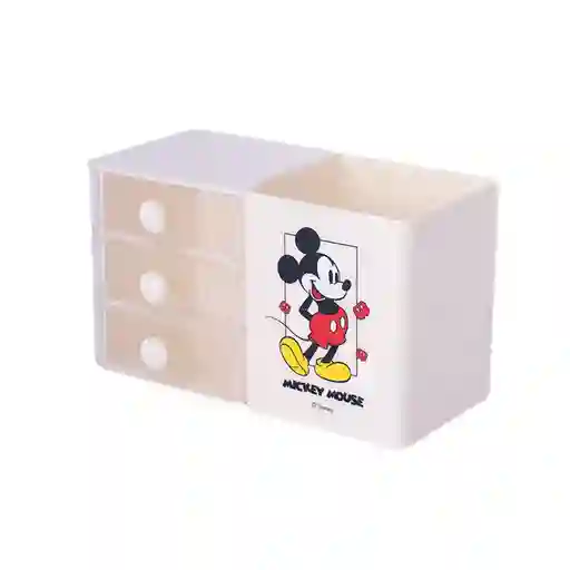 Organizador Plástico Tres Capas Disney Mickey Mouse Miniso