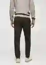 Pantalón Murlo Khaki Talla 42 Hombre Mango