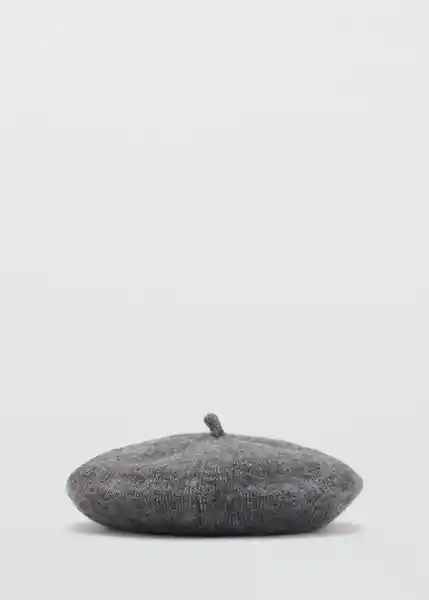 Gorro Beri Gris Medio Vigore Talla 99 Mujer Mango