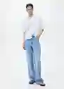 Camisa Pai Off White Talla XS Mujer Mango