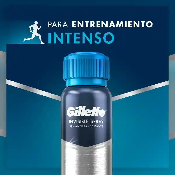 Gillette Desodorante Invisible Training Day en Spray